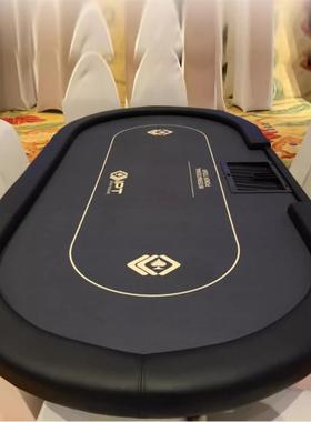 高端百家乐21点德州扑克竞技桌粤港澳3天到货多功能扑克桌