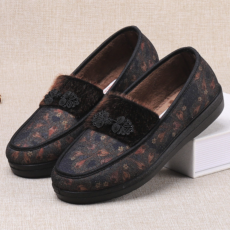 冬季老北京布鞋女中老年妈妈鞋加绒软底老太太奶奶鞋老人棉鞋,女鞋,棉鞋,淘宝优惠券,粉丝福利购,淘宝优惠卷