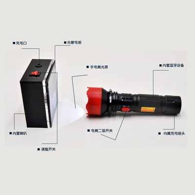 手电筒传声激光直线传声电子科技制作光科学实验自制教具物理DIY