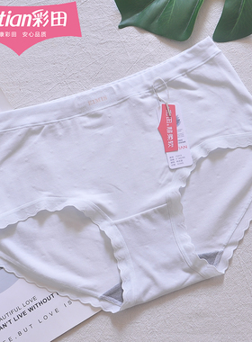 三条装彩田字母提花棉莫15315莫代尔弹力花边柔软石墨烯女内裤