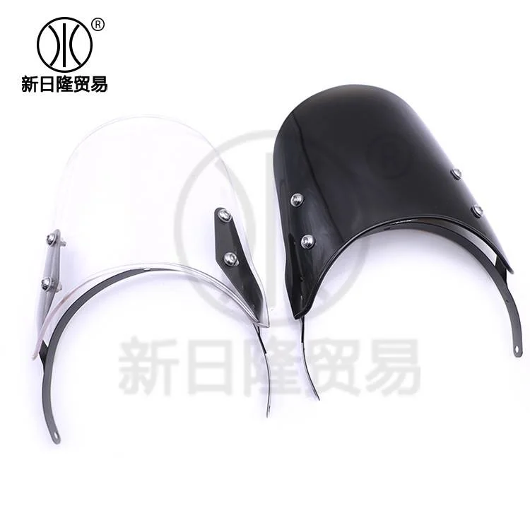 适用于恩德经典500改装配件 摩托车复古改装挡风玻璃挡风板