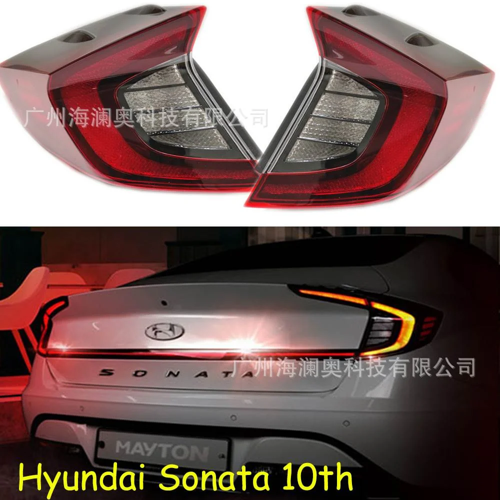 适用于十代现代索纳塔尾灯LED刹车灯后杠灯雾灯SONATA