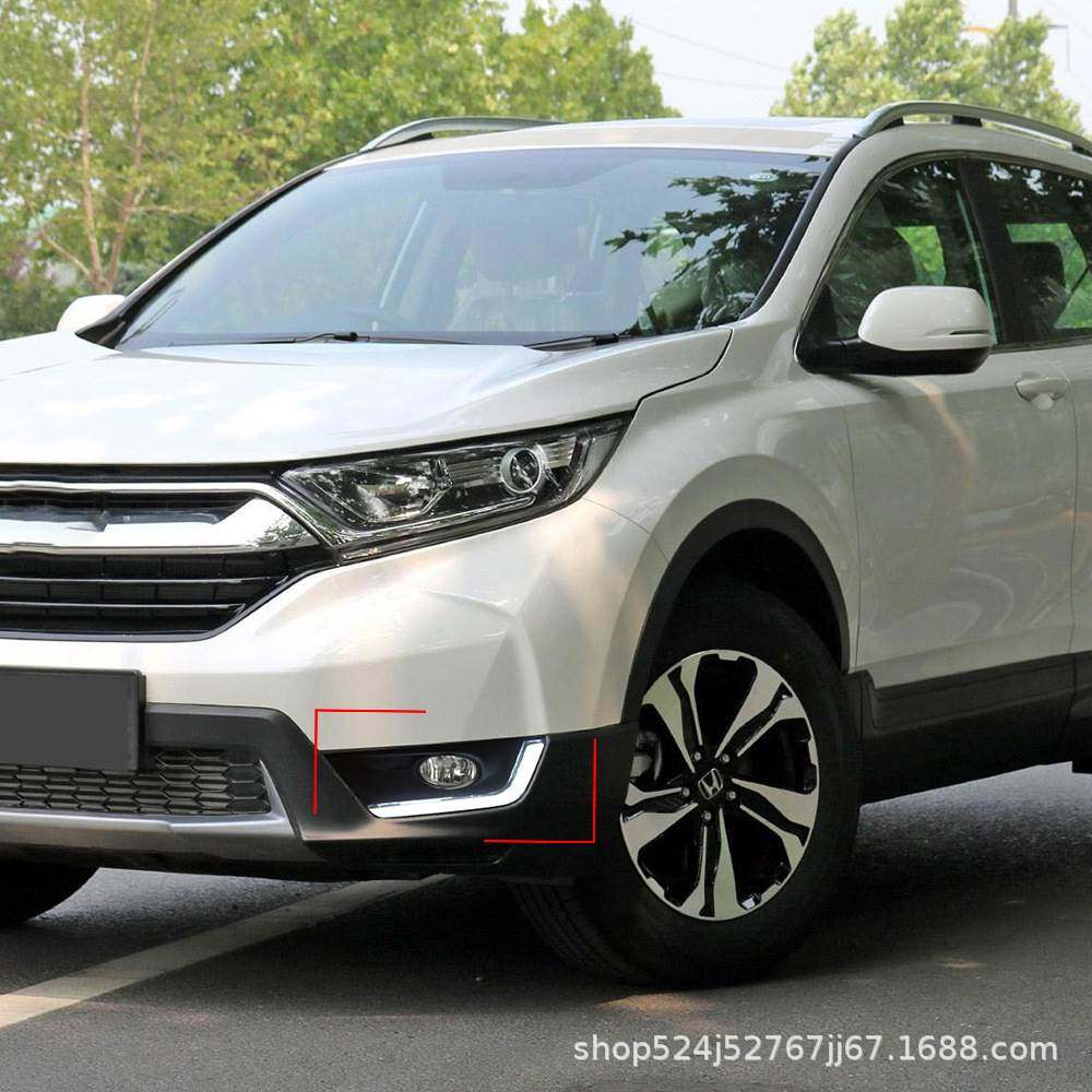 适用于本田17-19款CR-V日行灯LED日间行车灯CRV转向灯前雾灯总成