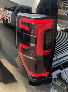 适用于12-19年 FD ranger 熏黑款 尾灯 改装刹车灯后雾灯 专用