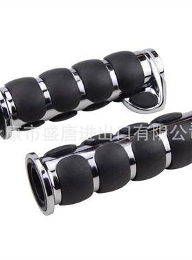 GOOFIT  25 毫米摩托车把手 一对带衬垫把手用于 Etra Glide