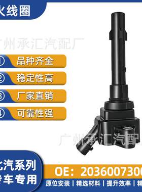 2036007300 1016057959适用于北汽威旺M50F汽车压包点火线圈
