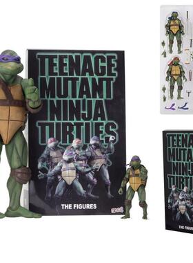 NECA1990电影版忍者神龟手办TMNT2018SDCC限版可动模型摆件