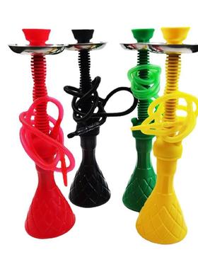 工厂货源硅胶水烟壶一次性阿拉伯水烟全套hookah水烟配件shisha