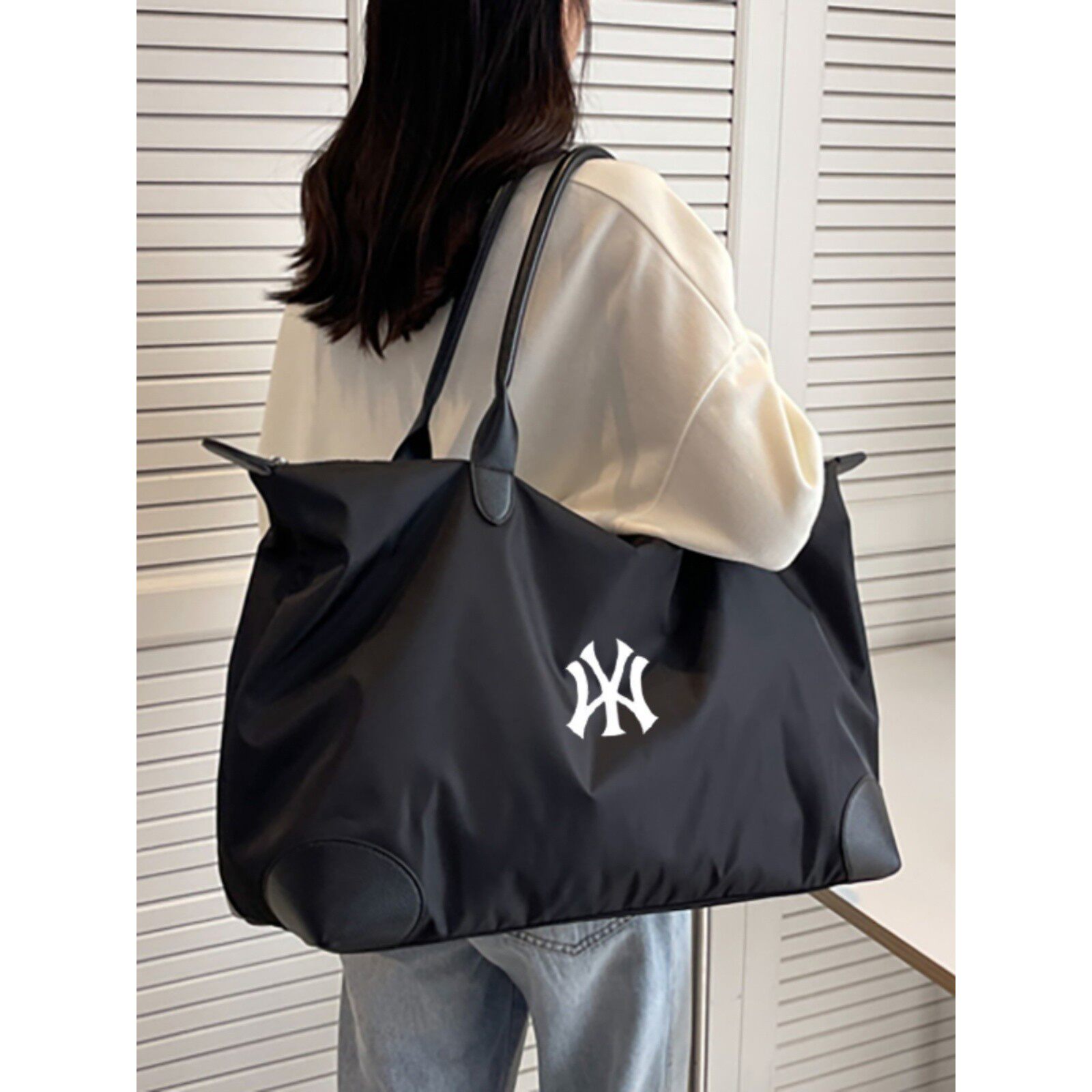 大容量包包女百搭2025新款简约男牛津布手提潮牌联名外出旅行袋