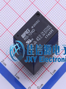 功率继电器       RD-124D   WRG(旺荣集团)  24V 10A