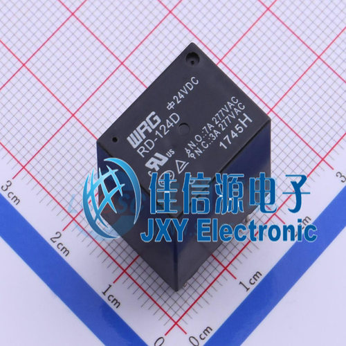 功率继电器       RD-124D   WRG(旺荣集团)  24V 10A