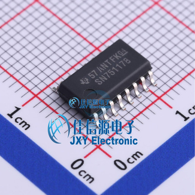 缓冲器/驱动器    SN751178NSR  TI(德州仪器)  SO-16