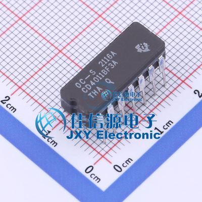 逻辑门     CD4011BF3A  TI()  CDIP-14