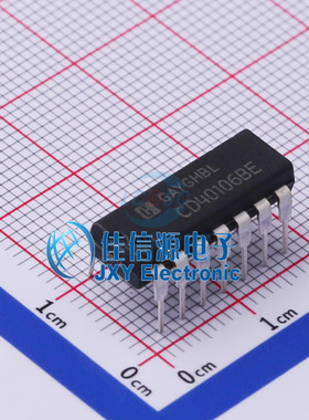 触发器   CD40106BE  HGSEMI(华冠)  DIP-14