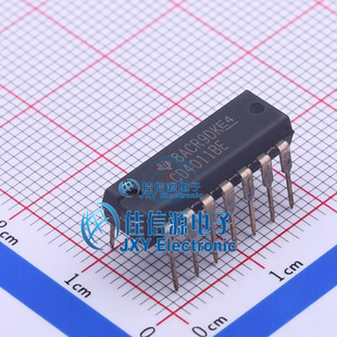 逻辑门     CD4011BE  TI()  DIP-14