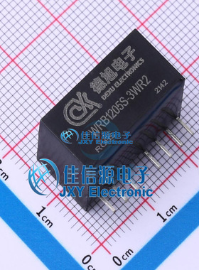 电源模块    WRB1205S-3WR2  DEXU(德旭电子)  插件