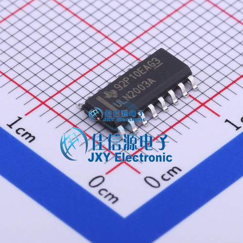 达林顿晶体管阵列   ULN2003AD  TI(德州仪器)  SOIC-16