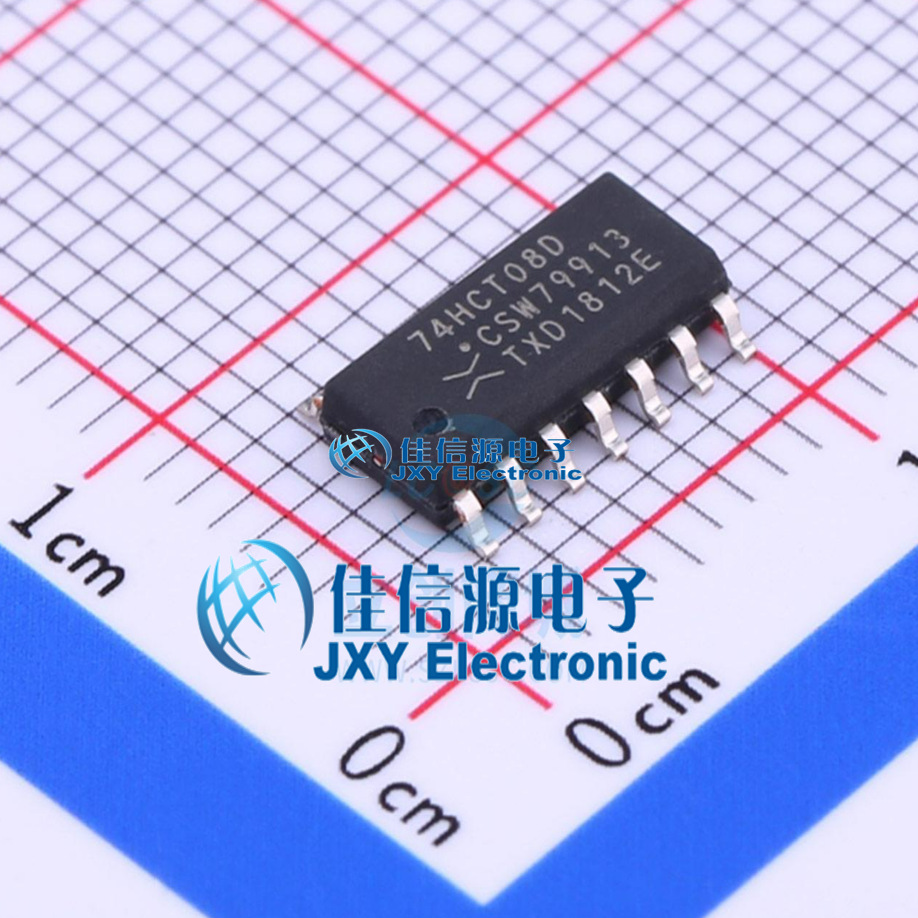 逻辑门     74HCT08D,653  Nexperia(安世)  SOIC-14