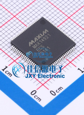 电池管理    MAX14921ECS+T  MAXIM(美信)  TQFP-80