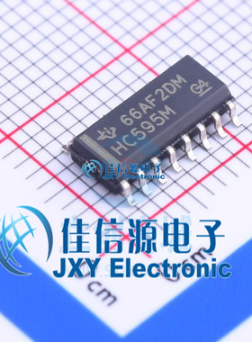 寄存器   CD74HC595M96  TI()  SOIC-16