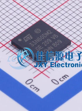 场效应管(MOSFET)    STL33N60DM2  ST(意法半导体)   SMD