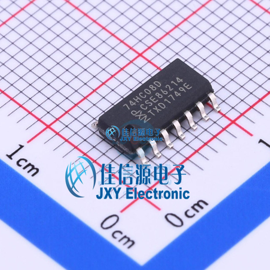逻辑门     74HC08D,653  Nexperia(安世)  SOIC-14