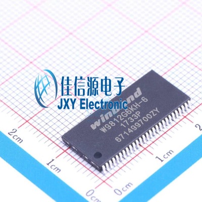 同步动态随机存取内存   W9812G6KH-6  WINBOND(华邦)  TSOP-54