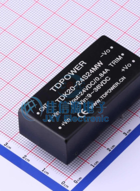 电源模块    TDK20-24S24MW  TDPOWER(腾达电源)  插件