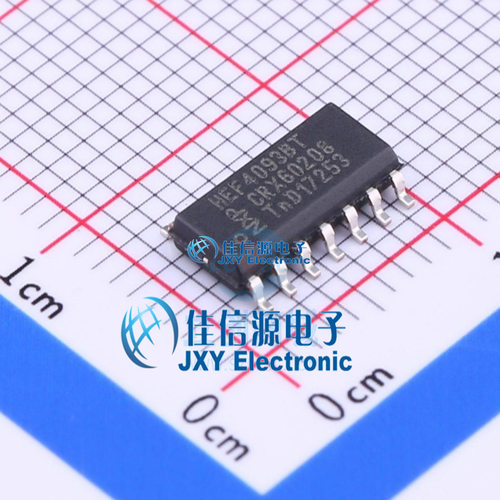 逻辑门     HEF4093BT,653  Nexperia(安世)  SOIC-14