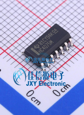 逻辑门     CD74HC4075M96  TI()  SOIC-14