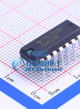 逻辑门     CD4025BE  TI()  DIP-14