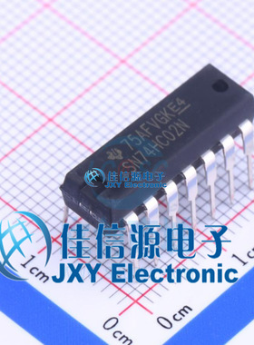 逻辑门     SN74HC02N  TI()  DIP-14