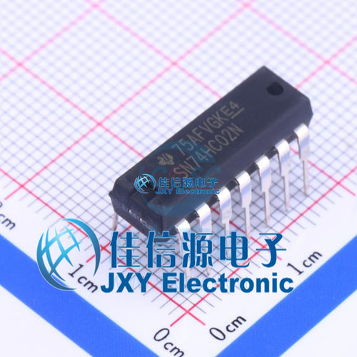 逻辑门     SN74HC02N  TI()  DIP-14