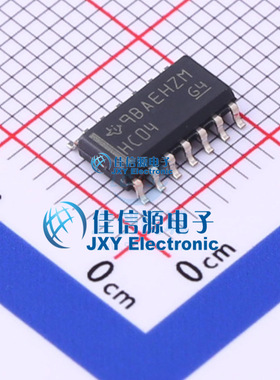 反相器     74HC04D,653  Nexperia(安世)  SOIC-14