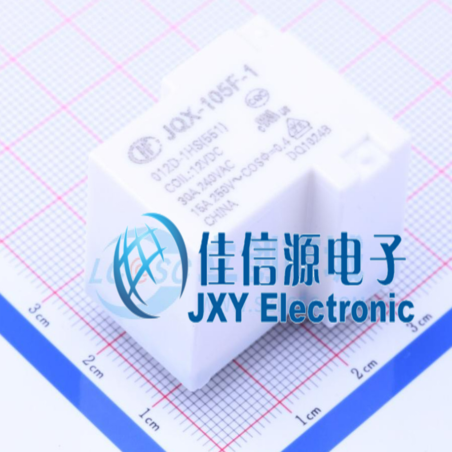 功率继电器      JQX-105F-1/012D-1HS   HF(宏发)