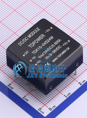 电源模块    TDK15-24S24W  TDPOWER(腾达电源)  插件