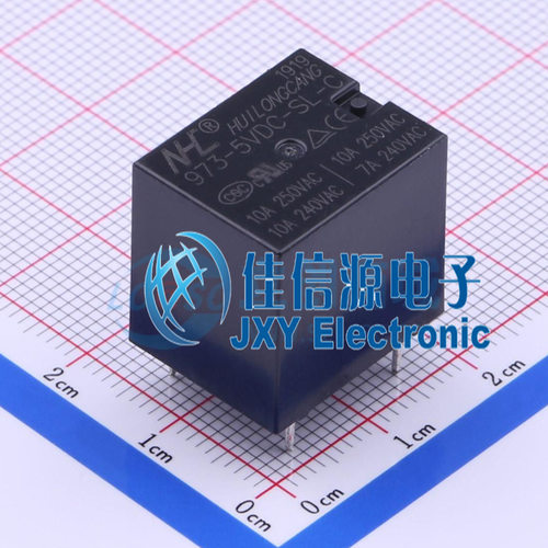 功率继电器        973-5VDC-SL-C  NHC(汇龙仓)