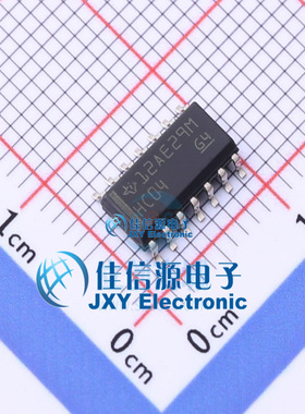 反相器     SN74HC04D  TI()  SOIC-14