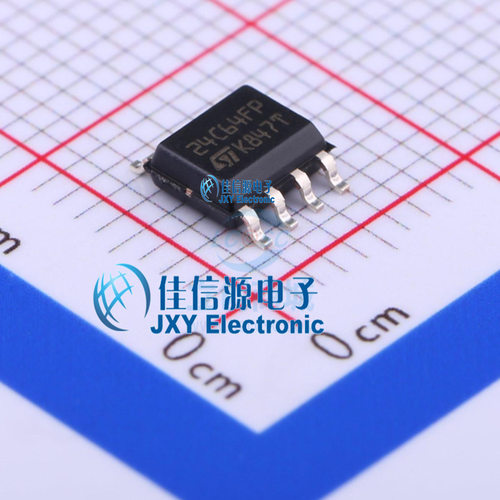 EEPROM芯片  M24C64-FMN6TP  ST(意法半导体)  SO-8