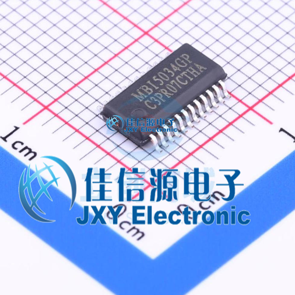 LED显示驱动      MBI5034GP-A  MBI(台湾聚积)  SSOP-24L