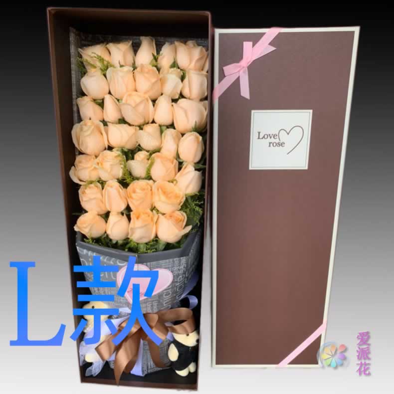 生日祝寿白玫瑰辽宁沈阳花店送花康平县法库县新民市同城鲜花快递