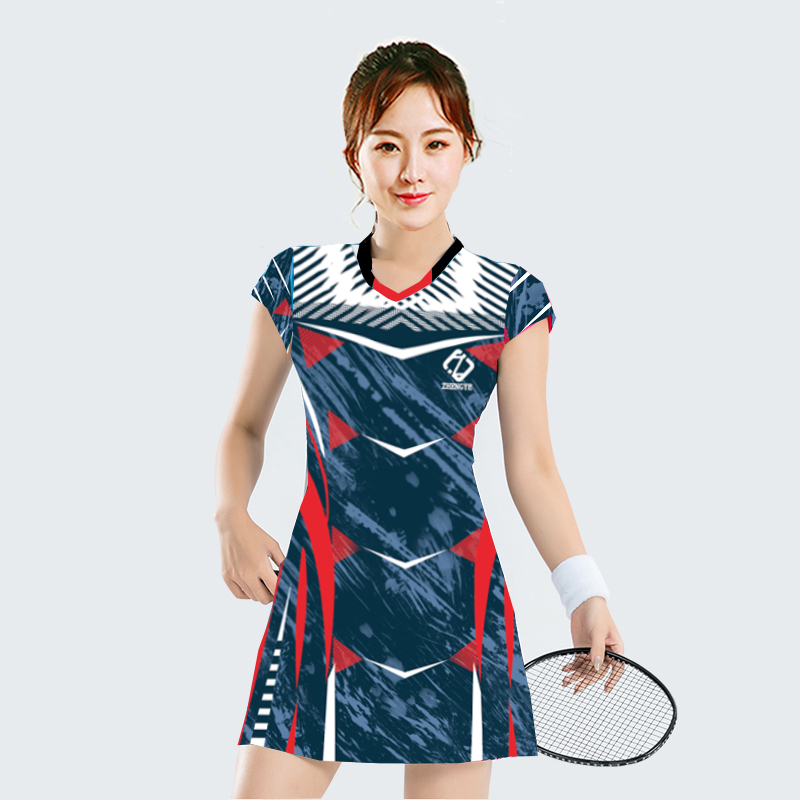 连衣裙速干显健身韩国大码羽毛球