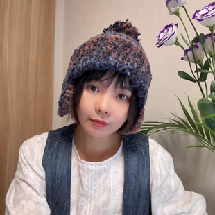 国内现货CA4LA日本制TKU00438*TKU00362 彩色羊毛针织护耳帽