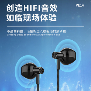 品魅高音质type-c有线耳机降带数字芯片耳唛唱歌麦克风随声听专用