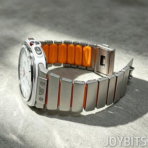 纯钛合金属磁吸表带适用Galaxy三星Watch87保护壳Ultra不锈钢47mm
