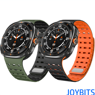 透气磁吸硅胶表带适用三星Galaxy手表watch8防水Ultra运动classic