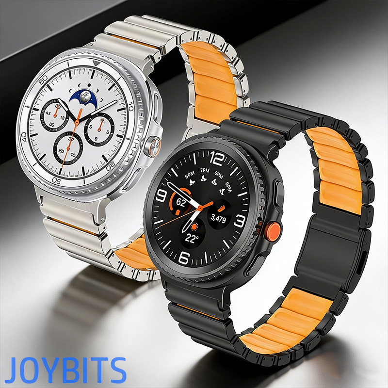 适用Galaxy三星手表Watch8磁吸钛色壳classic金属