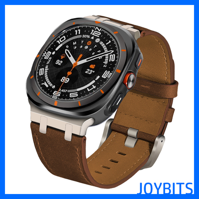 疯牛classic真皮AP表带适用三星手表Galaxy硅胶watch8不锈钢Ultra