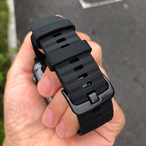 柔软Ultra透气S10硅胶表带适用iWatch苹果手表S9氟橡胶49金属46mm