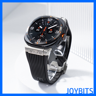 Galaxy不锈钢手表表带蝴蝶扣